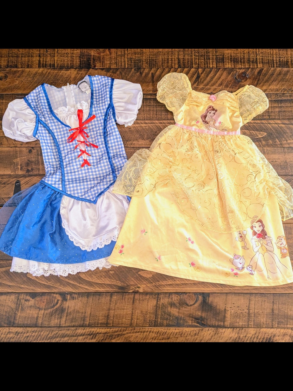 Disney Beauty & The Beast / Dorothy & The Wizard Nightgown Toddler Child Size 2T